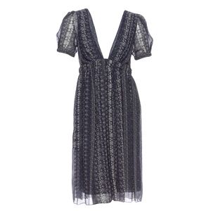 Vanessa Bruno Plunging Babydoll Dress